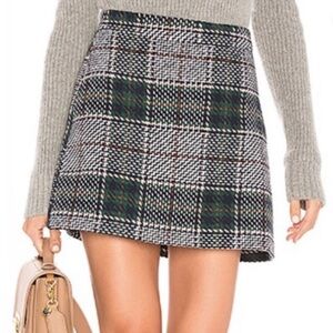 Endlesss Rose Plaid mini skirt Sz S